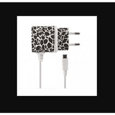 Ksix Micro-USB Hálózati töltő - Fekete/Fehér (5V / 1A) (KSIXB1740CD02LB)
