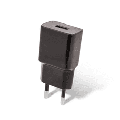 setty. 1x USB 1A + microUSB kábel - Fekete (GSM108849)
