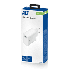 ACT AC2110 mobiltelefon töltő Univerzális Fehér AC Beltéri (AC2110)