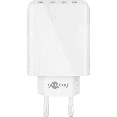 Goobay 44962 4x USB-A Hálózati töltő - Fehér (30W) (44962)