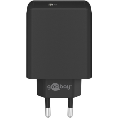 Goobay 61761 USB-C Hálózati töltő - Fekete (65W) (61761)