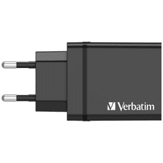 Verbatim 49700 3x USB-A / USB-C Hálózati töltő - Fekete (30W) (49700)