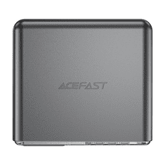 AceFast Z4 3x USB Type-C / 1x USB Type-A GaN Hálózati töltő - Fekete (218W) (Z4 SPACE GRAY)