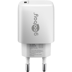 Goobay 65368 USB-C Hálózati töltő - Fehér (25W) (65368)