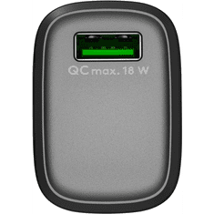 Goobay 61671 USB Type-A Hálózati töltő - Fekete (18W) (61671)