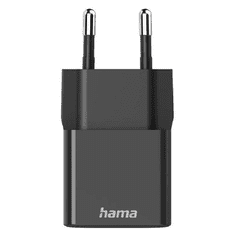 Hama 00201651 mobiltelefon töltő Headset, Tápérintkező, Okostelefon, Táblagép Fekete AC Gyorstöltés Beltéri (201651)