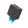 TC-04 4x USB-A Hálózati töltő - Fekete (5V /4,8A) (TC-04)
