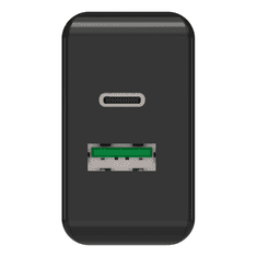 Ansmann HC218PD Hálózati USB-C / USB-A töltő - Fekete (20W) (1001-0109)
