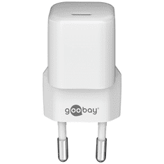Goobay USB Type-C Hálózati gyorstöltő - Fehér (30W) (59716)