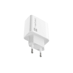 Natec Ribera NUC-2057 USB-A Hálózati töltő - Fehér (18W) (NUC-2057)