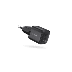 Aukey PA-B1 Mini Hálózati USB-C töltő (20W) (PA-B1 BLACK)