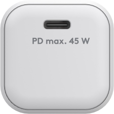 Goobay 65332 USB-C Hálózati töltő - Fehér (45W) (65332)