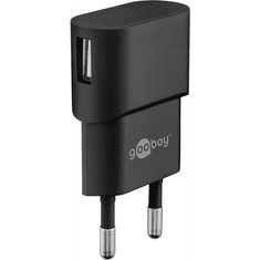 Goobay 45294 Lightning / USB-A Hálozati töltő készlet - Fekete (5W) (45294)