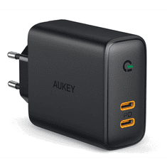 Aukey PA-D2 Hálózati 2xUSB-C töltő (36W) (PA-D2)