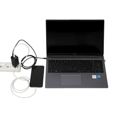 iBOX C-65 GaN 2x USB-C / USB-A Hálózati töltő - Fekete (65W) (ILUC65B)