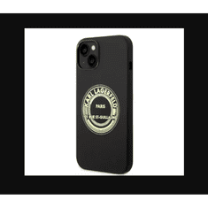 Karl Lagerfeld Apple iPhone 14 Plus Hátlapvédő Tok - Fekete (KLHCP14MSRSGRCK)