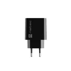 Natec Ribera NUC-2058 USB-A Hálózati töltő - Fekete (18W) (NUC-2058)