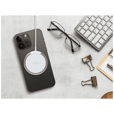 FIXED MagPad Vezeték nélküli töltő - Fehér (15W) (FIXMPAD2-WH)