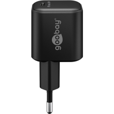 Goobay 65369 Nano USB-C Hálózati töltő - Fekete (65W) (65369)