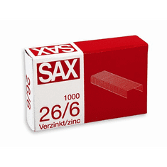 SAX 26/6 Cink Tűzőkapocs (1000 db) (7330036000)
