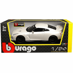 BBurago Nissan GT-R 2017 autó fém modell - (1:24) (18-21082)