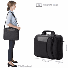 Everki Advance 16" Notebook táska - Fekete (EKB407NCH16)