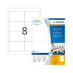 Herma 96X63,5 Etiket címke A4 íves (100 ív/doboz) - fehér (10308)