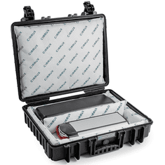 B&W Outdoor Case 6040 Akkumulátor Bőrönd - Fekete (6040/B/CX)