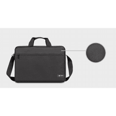 Natec Wallaroo 2 15,6 " Notebook táska Vezeték nélküli egérrel - Fekete (NTO-2051)