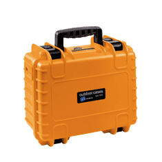 B&W 3000 Fotós bőrönd elválasztókkal - Narancs (3000/O/RPD)