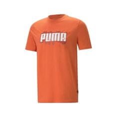 Puma Póló narancs S Graphics Wording Tee