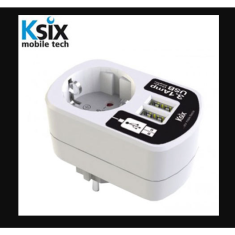 Ksix 240V Túlfeszültség védő 1 aljazos - Fehér (KSIXBXCDAU01)