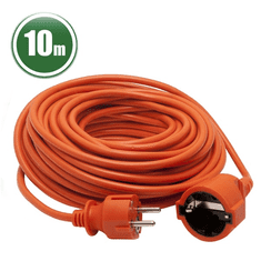 Noname 220V Hálózati lengő hosszabító kábel 10m - Narancssárga (20504OR)