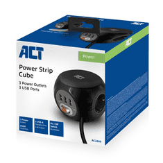 ACT AC2400 áramelosztó egység (PDU) 3 AC kimenet(ek) Fekete (AC2400)