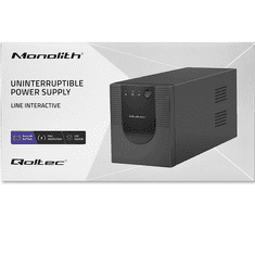 Qoltec Monolith 1200VA / 720W Vonalinteraktív UPS (53775)