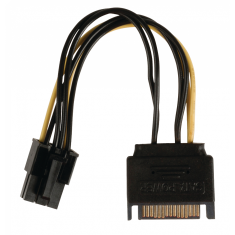 Nedis SATA 15-pin apa - PCI Express 6-pin anya tápkábel 0.15 m (VLCP74200V015 (CCGP74200VA015))