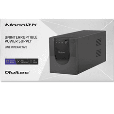Qoltec Monolith 1500VA / 900W Vonalinteraktív UPS (53776)