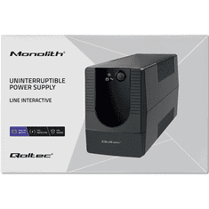 Qoltec Monolith 1000VA / 600W Vonalinteraktív UPS (53774)