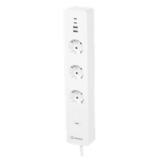 LEDVANCE Smart+ WiFi 230V Túlfeszültség védő elosztó 3 aljzatos 1.5m - Fehér (4058075594784)