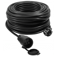 Vertex 220V Hosszabbító kábel 50m - Fekete/Narancssárga (PZO50M)