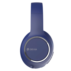 Devia Wireless Bluetooth sztereó fejhallgató beépített mikrofonnal - Kintone Series Wireless Headphones V2 - kék (ST383540)