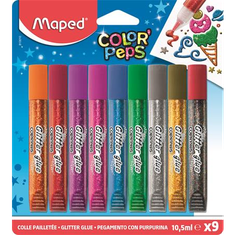 Maped Color'Peps Csillámos ragasztó (9 db/szett) 10,5ml/db (813010)
