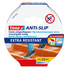 Tesa Anti-slip 25mm x 5m Csúszásgátló szalag - Átlátszó (55587-00011-11)