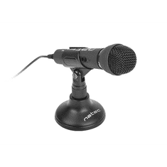 Natec Adder NMI-0776 Mikrofon - Fekete (NMI-0776)
