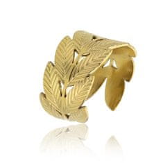 Emily Westwood Csodálatos aranyozott acél gyűrű Mary EWR23025G