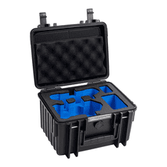 B&W Outdoor Case 2000 DJI Mini 4 Pro Bőrönd - Fekete (2000/B/MINI4PRO)