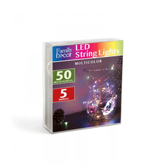 Delight 58041B Karácsonyi LED fényfüzér 5m - Színes (58041B)