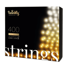Twinkly Strings TWS400GOP Kül-/Beltéri LED fényfüzér 20m - Állítható fehér (TWS400GOP-BEU)