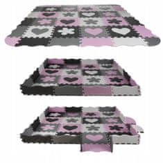 Kruzzel 52 db puzzle kocka hab játéktalp 2m2
