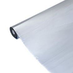 Greatstore ezüst PVC tükröző statikus napsugárzás elleni fólia 90 x1000 cm